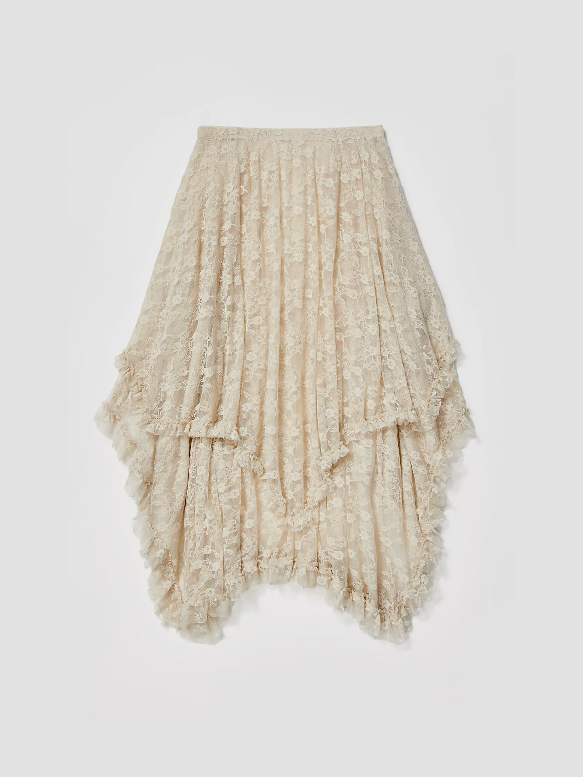 FP Fringe Lace Long Skirt