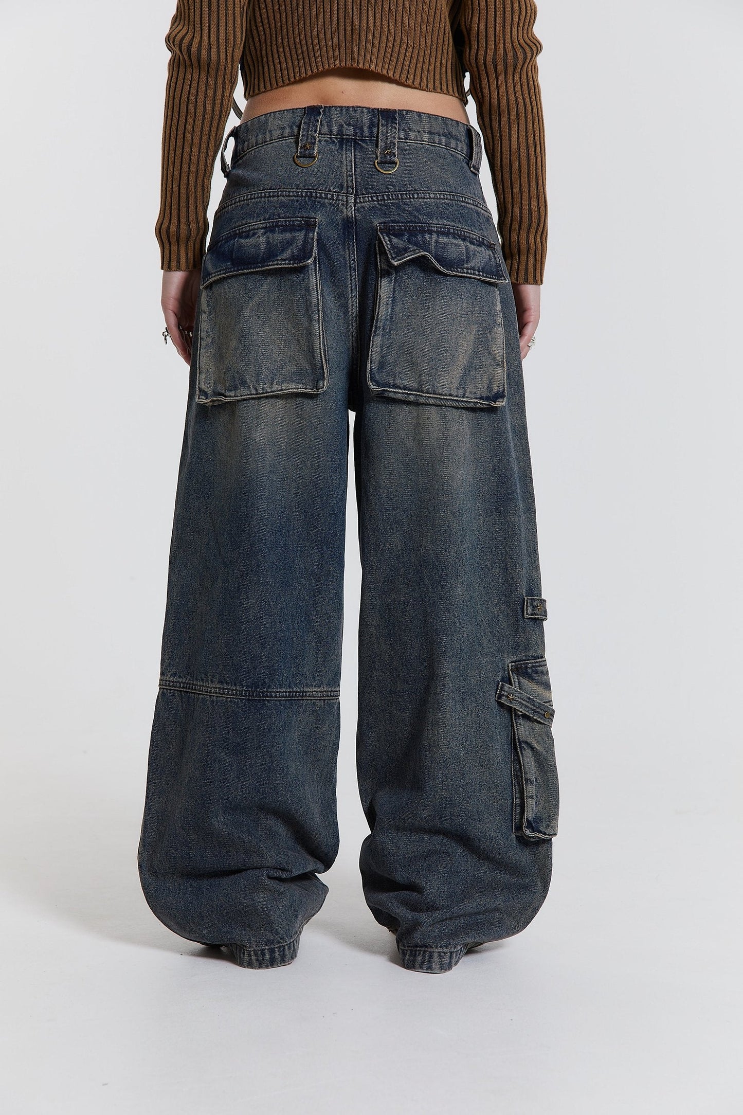 Zenith – Colossus – Baggy-Jeans mit Doppelnaht