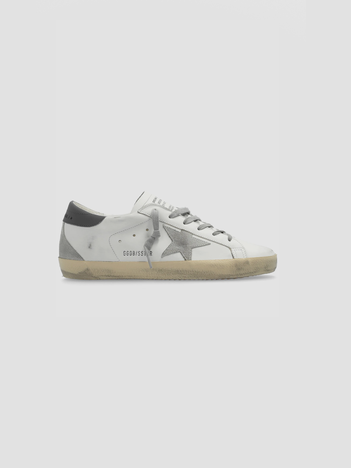 Sneakers Super-Star aus Distressed-Leder 