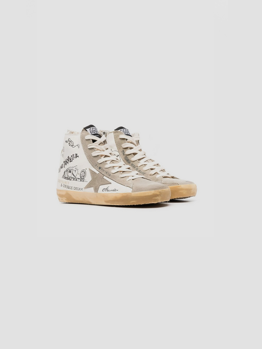 Francy Journey print high top sneakers